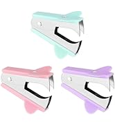 3PCS Staple Puller Remover Tool,Professional Staple Remover for School Office Home,Steel Jaws Com...
