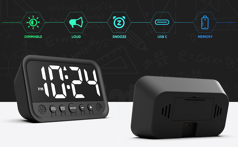 Small Digital Alarm Clock