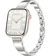 VISOOM Designer Bracelet Compatible with Apple Watch 42/41/40/38mm Bands Women-Metal/Dressy/Thin/...