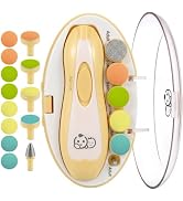 Royal Angels Upgraded 21 in 1 Baby Nail Trimmer with Labeled Case, 13 Extra Replacement Pads, Saf...
