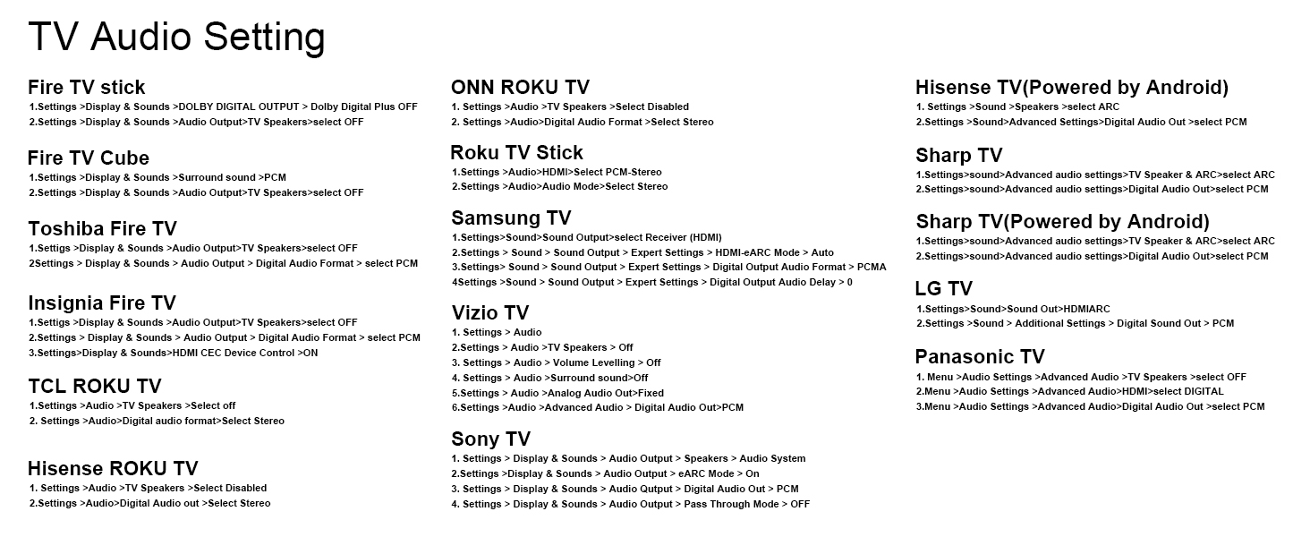 speaker for tv sound bar