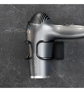 YIGII Universal Hair Dryer Holder Wall Mounted, Self Adhesive Blow Dryer Hanger Compatible with M...