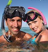 swim goggles with nose cover
