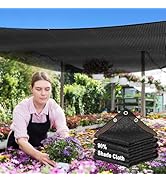 90% Shade Cloth,3x6ft Tear Resistant Sun Shade Net with Reinforced Grommet,Durable Garden Shade T...