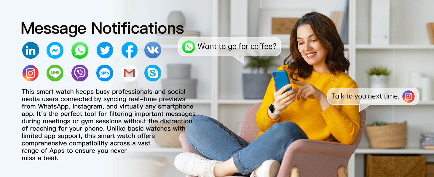 Make/Answer Call Smart Watch