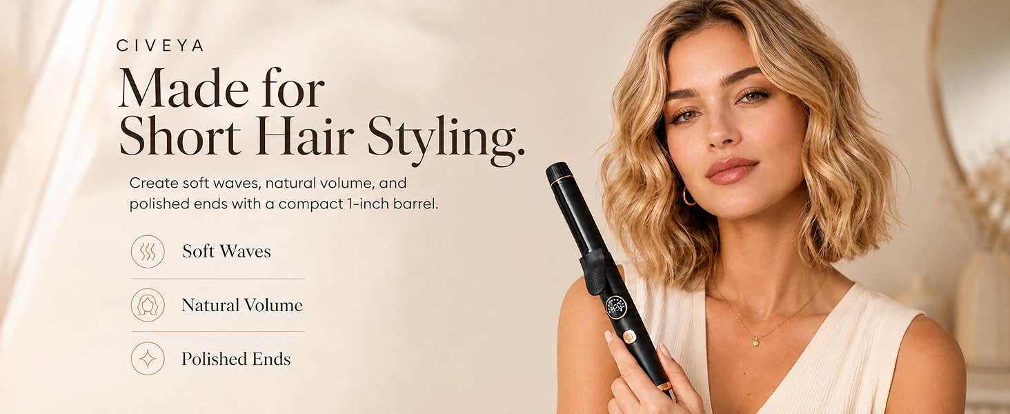 mini curling iron for short hair