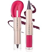 AIUEO 2-in-1 Lip Liner and Lip Gloss Set, Double-Ended Matte Lip Combo Set for Black Women, Long-...
