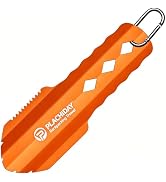 PLACHIDAY Ultralight Backpacking Trowel, Durable Small Aluminum Shovel & Potty Tool with Ergonomi...