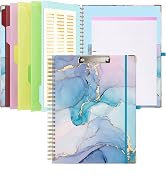 Lateefah Clipboard with Storage, Cute Clipboard Folio with Pockets and Notepad for Letter Size, S...