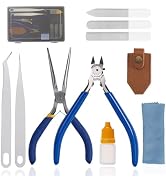 WISEPRO 10 Pcs Gundam Model Tools Kit, Hobby Model Building Tool Kit Model Kit Tools Modeler Basi...