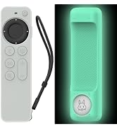 AhaStyle Case Compatible with 2022 Apple TV 4K HD Siri Remote 3rd Generation [AirTag Holder Built...