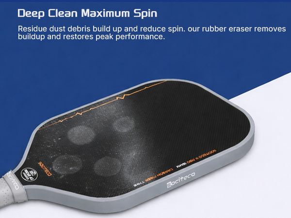 Pickleball paddle eraser