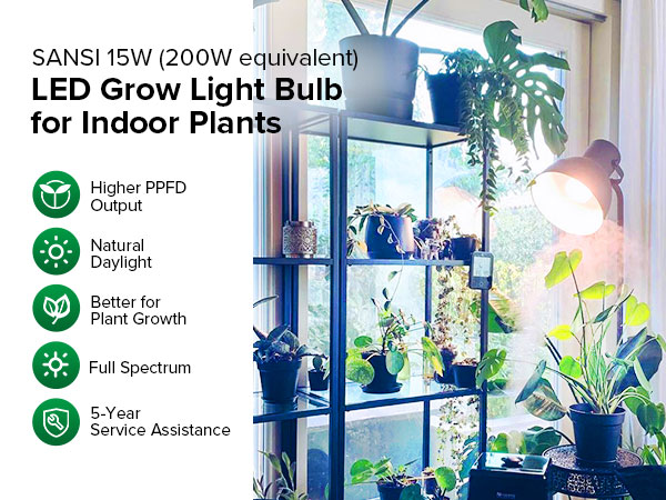 SANSI 10W GROW LIGHT BULBS