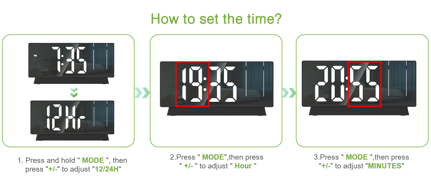 Projection Alarm Clock