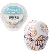48 x Disney Frozen Baking Cups By DecoPac | Standard Size Cupcake Liners | Queen Elsa & Princess ...