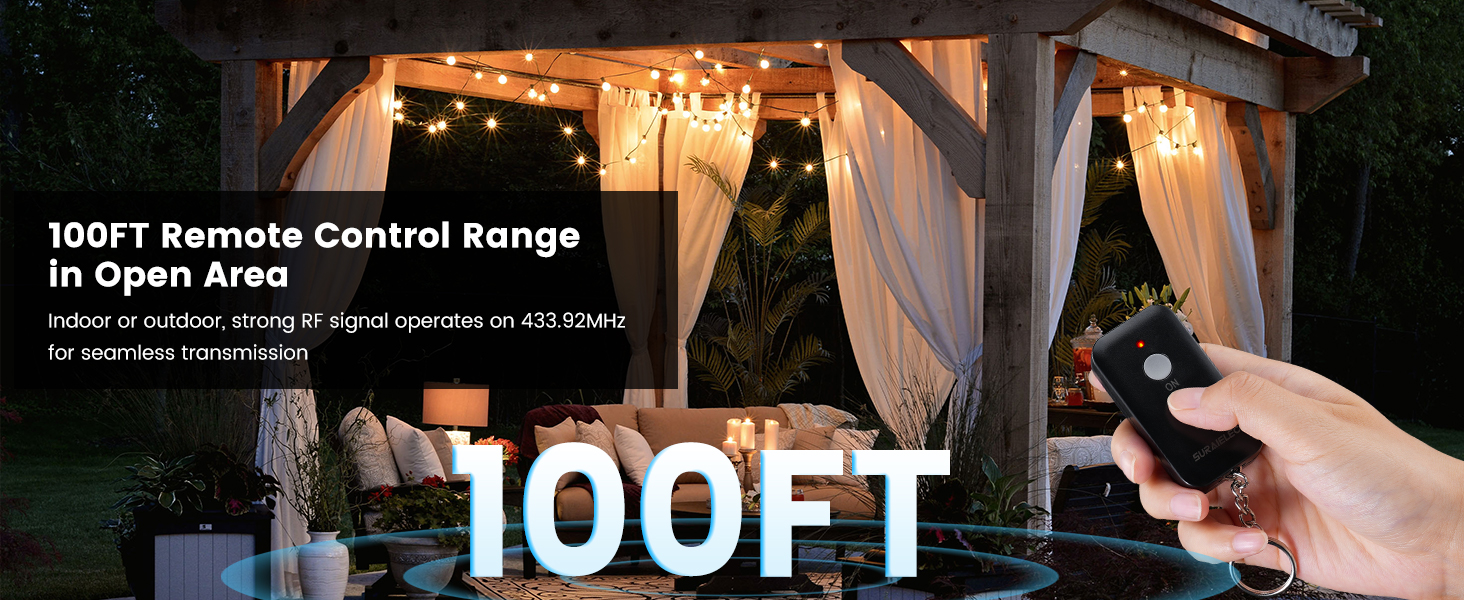 Outdoor Remote Control Outlet