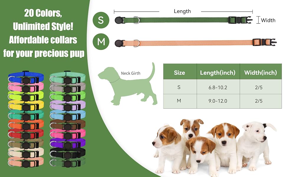 puppy collars for litter