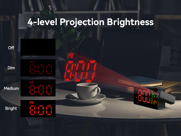 4 Levels of Projection Brightness