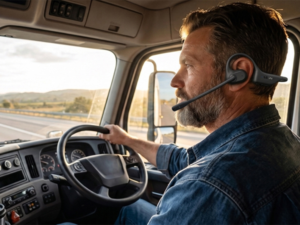 Trucker Bluetooth Headset with Microphone