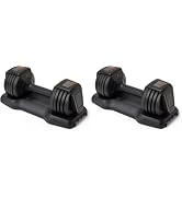 Basics Adjustable Dumbbell, 25 lb
