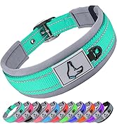 Joytale Dog Collar for Large Dogs, Neoprene Padded Large Dog Collar, Reflective Wide Pet Collars ...