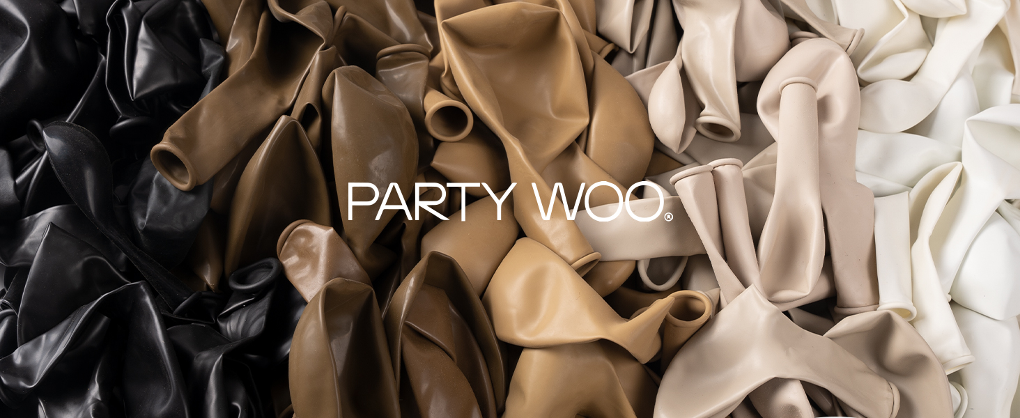 PartyWoo Black Balloons