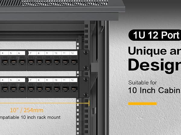 12port keystone patch panel