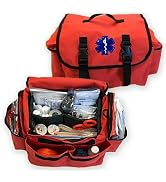Rescue Essentials First Responder Vehicle Kit - EMS, EMT, Paramedic Emergency First Aid Bag
