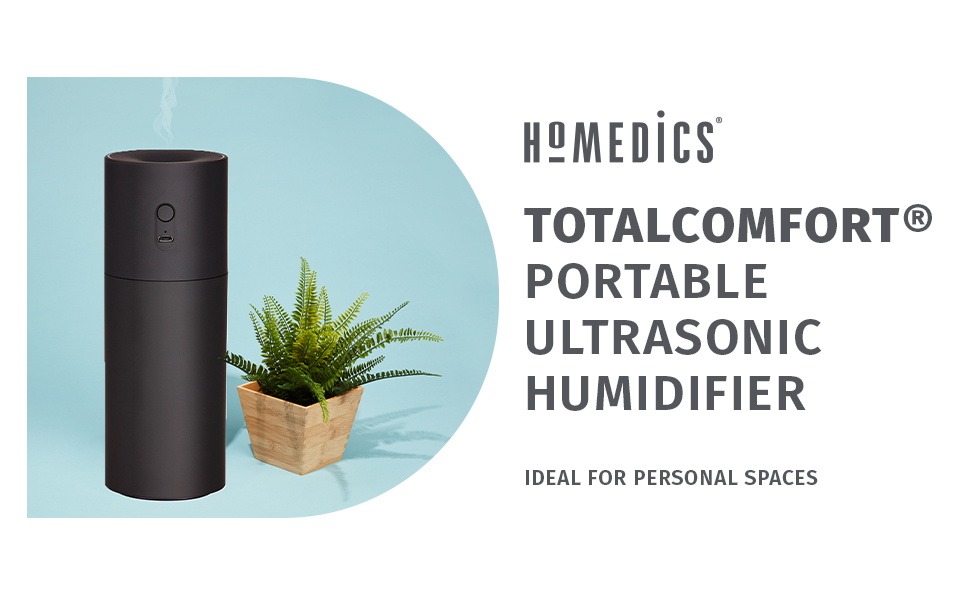 Portable ultrasonic humidifier