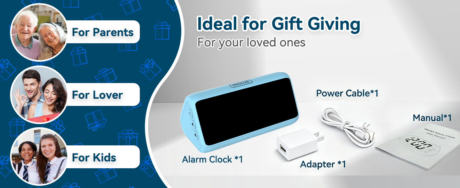 alarm clocks for gift giving