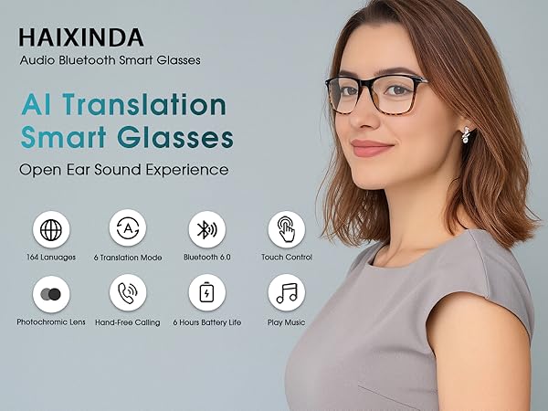 AI Translation Smart Glasses