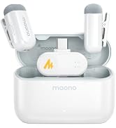 MAONO Wave T1 Mini Wireless Lavalier Microphone for iPhone 16 15 Android Tablet with USB-C Plug, ...