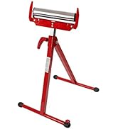 WORKPRO Folding Roller Stand Height Adjustable, Heavy Duty 250 LB Load Capacity, Outfeed Woodwork...