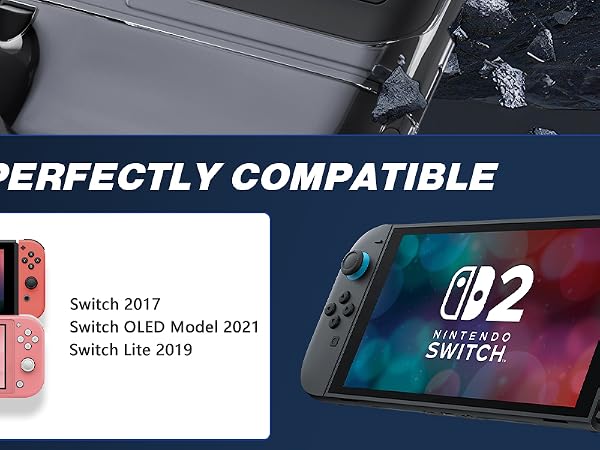 switch 2 clear cover case