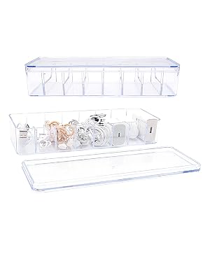 Cable Organizer Box with Wire Ties Plastic Cord