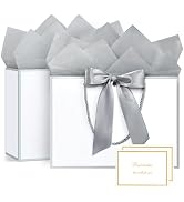 JMANNI Gift Bags, Medium Gift Bags with Tissue Paper, 2Pcs Gift Bags Medium Size with Handle and ...