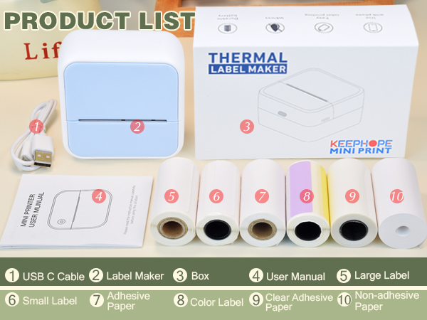 Label Maker Product List