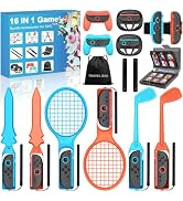 Switch 2 Sports Accessories 16 in 1 Bundle for Nintendo Switch 2, Family Sports Party Pack Access...