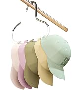 HGLuKGO 6 Packs Hat Organizer for Baseball Caps,Strong Hat Hanger, Hat Organizer for Closet, Hat ...