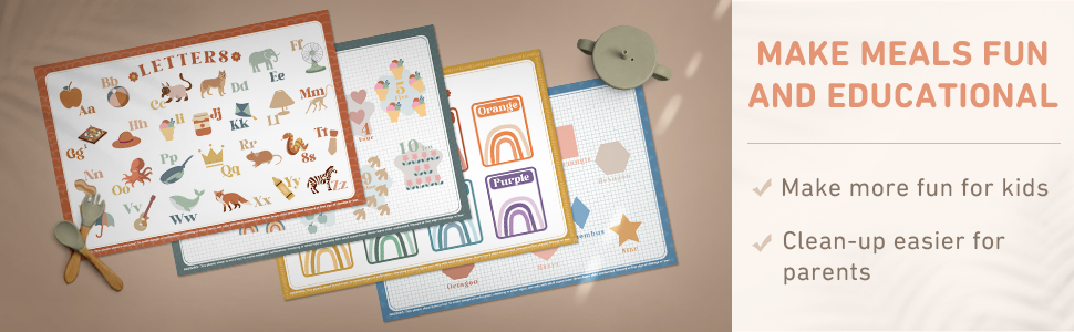 40 pack disposable placemats