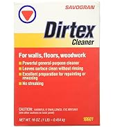 Savogran 10601 Dirtex Powder Cleaner, 1-Pound, 1 Pound (Pack of 1), Yellow, 16 Ounce