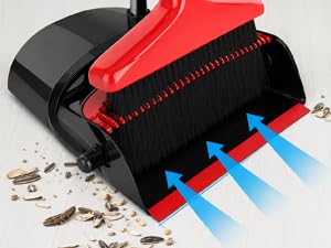 broom and dustpan combo set