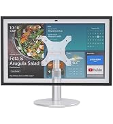 Letlar Tiltable Stand for Show 21 and 15 (1st, 2nd Gen), Rotatable Table Holder for Alexa 21, Met...