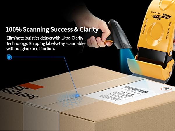 lebao pro seal cutter-boosts packing high transparent 100% scanned crystal Clear