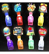 DOCMON Finger Lights, 48PCS Back to School Party Favors Bulk for Kids | Finger Flashlights, Light...