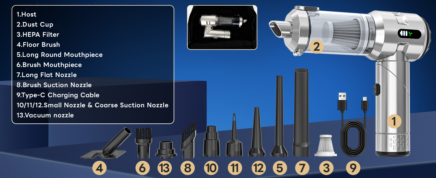 foldable vacuum cleaner