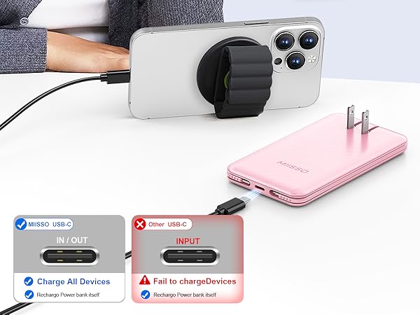 Power Bank with AC Wall Plug
