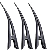 Uonlytech 3PCS Alligator Hair Clips, Metal Hair Clips for Styling, Non-Slip Hair Clips with Teeth...