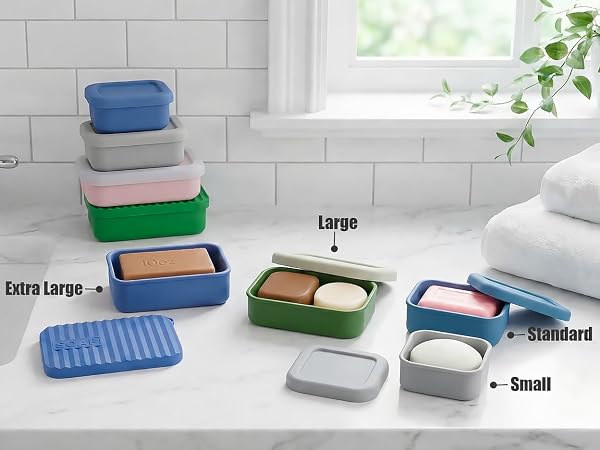 4 Silicone Soap Case