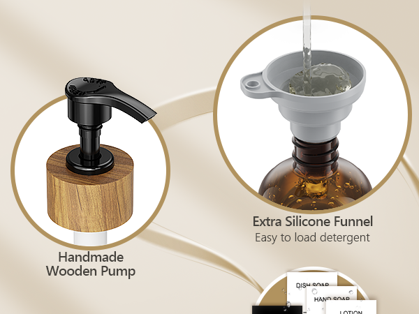 hand and dish soap dispenser set